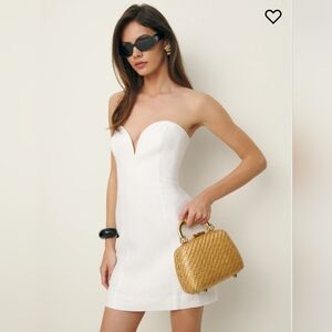 New Reformation Lanie Linen Dress